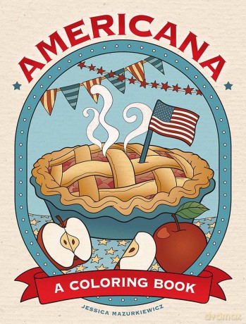 Americana: A Coloring Book - essica Mazurkiewicz [KSIĄŻKA]