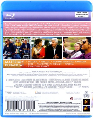 Drugi Hotel Marigold [Blu-Ray]