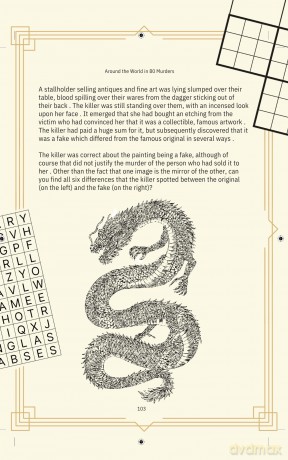 Around the World in 80 Murders Puzzle Book: Classic crimes for you to solve - Gareth Moore [KSIĄŻKA]