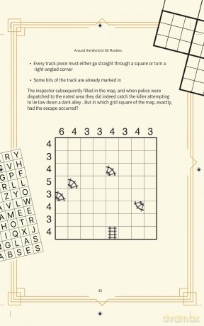 Around the World in 80 Murders Puzzle Book: Classic crimes for you to solve - Gareth Moore [KSIĄŻKA]