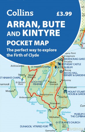 Arran, Bute and Kintyre Pocket Map: The perfect way to explore the Firth of Clyde [KSIĄŻKA]