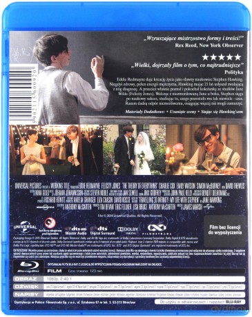 Teoria Wszystkiego (2014) [Blu-Ray]