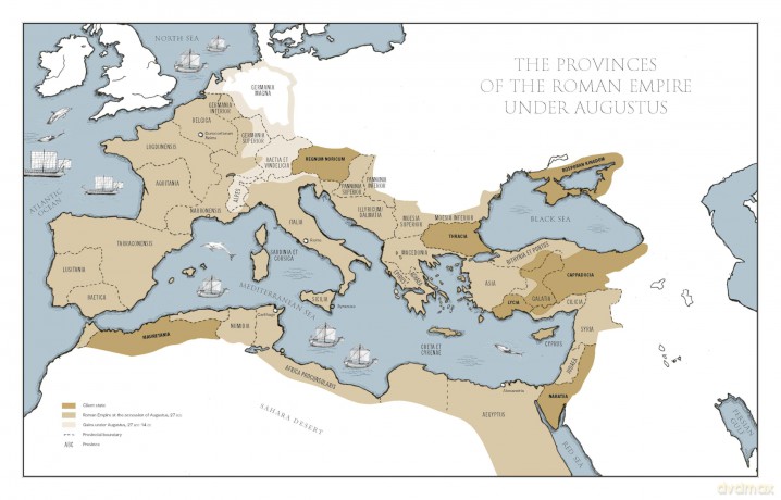 Atlas of the Roman Empire: Battles, conquests, legions and rulers - David Potter [KSIĄŻKA]
