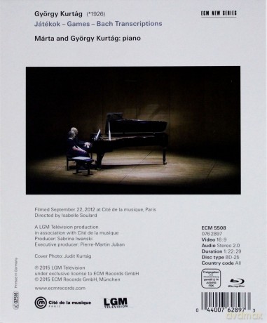 Gyorgy Kurtag: Games And Transcriptions [Blu-Ray]