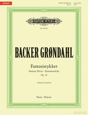 Backer Grondahl: Fantasistykker (Fantasy Pieces) Op. 36 (EP20039) - Agat Backer Gr Ndah [KSIĄŻKA]