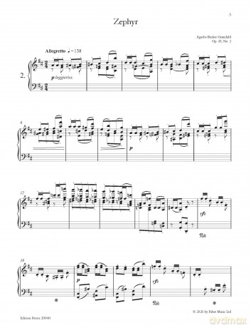 Backer Grondahl: Fantasistykker (Fantasy Pieces) Op. 45 (EP20040) - Agat Backer Gr Ndah [KSIĄŻKA]