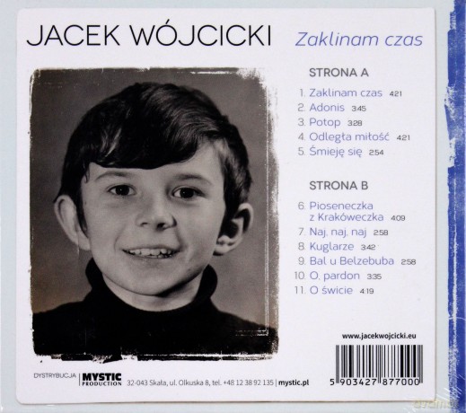 Jacek Wójcicki: Zaklinam Czas [CD]