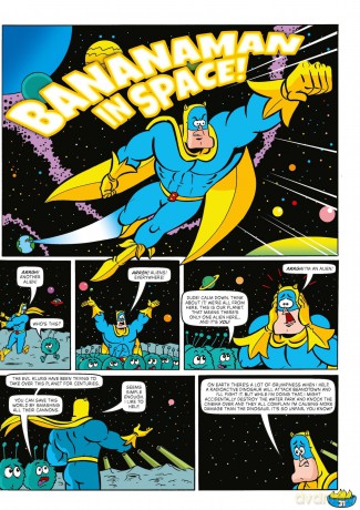 Beano Presents: Bananaman vol. 2 - Ever Alert For The Call To Action [KOMIKS]