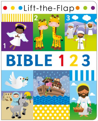 Bible 123 - Lift the Flap Activity Kids Books - Childrens Books, Toddler Books [KSIĄŻKA]