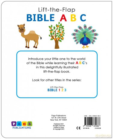 Bible ABC - Lift the Flap Activity Kids Books - Childrens Books, Toddler Books (hardcover) [KSIĄŻKA]