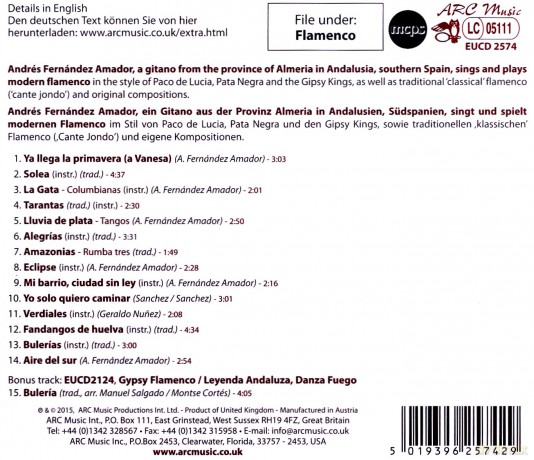 Andrés Fernández Amador: Absolute Flamenco [CD]