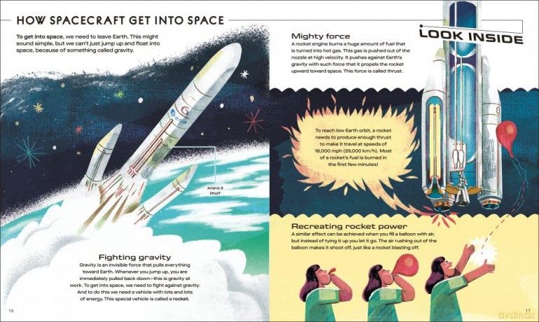 Blast Off!: Look Inside Spectacular Spacecraft - Ben Elcomb [KSIĄŻKA]