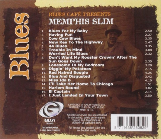 Memphis Slim: Blues Cafe Presents 44 Blues [CD]