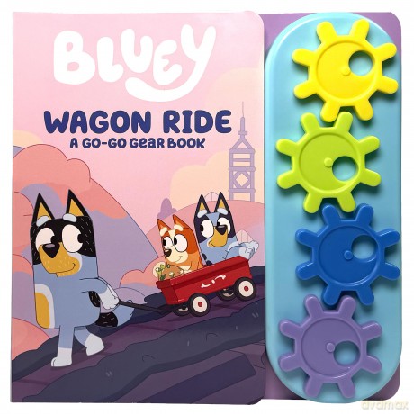 Bluey: Wagon Ride A Go-Go Gear Sound Book - PI Kids - Pi Kids [KSIĄŻKA]