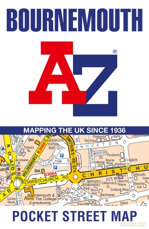 Bournemouth A-Z Pocket Street Map: Accurate street map for easy navigation [KSIĄŻKA]
