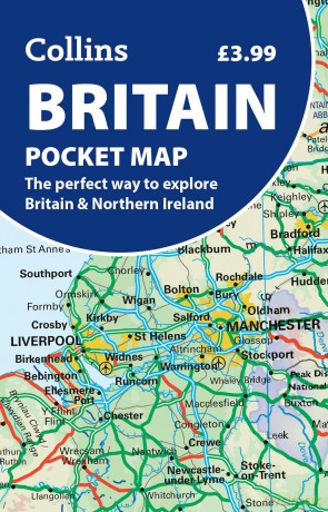 Britain Pocket Map: The perfect way to explore Britain - Collins Maps [KSIĄŻKA]