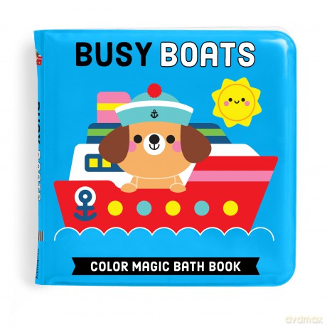 Busy Boats Color Magic Bath Book - Clementine Derodit [KSIĄŻKA]