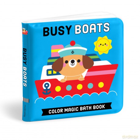 Busy Boats Color Magic Bath Book - Clementine Derodit [KSIĄŻKA]