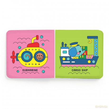Busy Boats Color Magic Bath Book - Clementine Derodit [KSIĄŻKA]