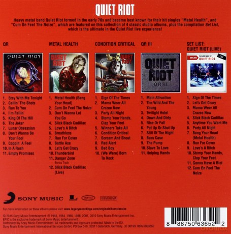 Quiet Riot: Original Album Classics (BOX) [5CD]