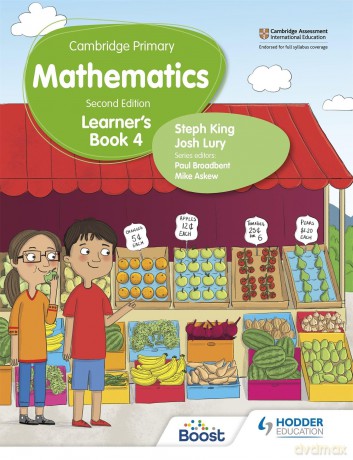 Cambridge Primary Mathematics Learner's Book 4 Second Edition: Hodder Education Group - Josh Lury Steph King [KSIĄŻKA]