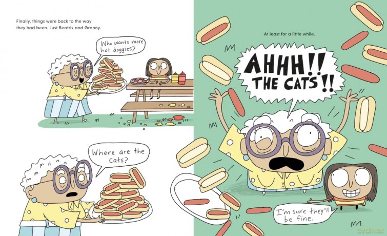 Cats on Cats on Cats: A brilliantly funny, quirky and heartwarming graphic-novel style picture book - Maddie Frost [KSIĄŻKA]