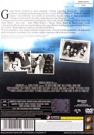 Pamiętnik Anny Frank [DVD]