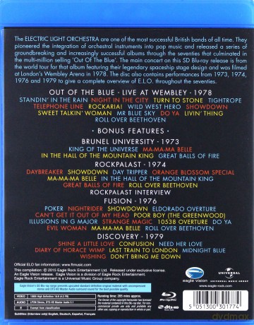 Electric Light Orchestra: Out Of The Blue - Live At Wembley [Blu-Ray]