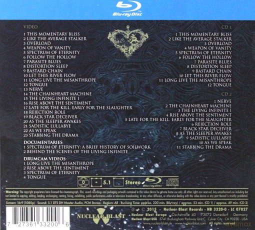 Soilwork: Live In The Heart Of Helsinki (digipack) [Blu-Ray]+[2CD]