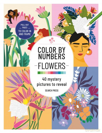 Color by Numbers: Flowers: 40 mystery pictures to reveal - Search Press [KSIĄŻKA]