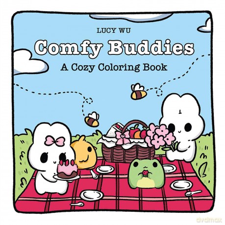 Comfy Buddies: A Cozy Coloring Book (Dover Adult Coloring Books) - ucy Wu [KOMIKS]