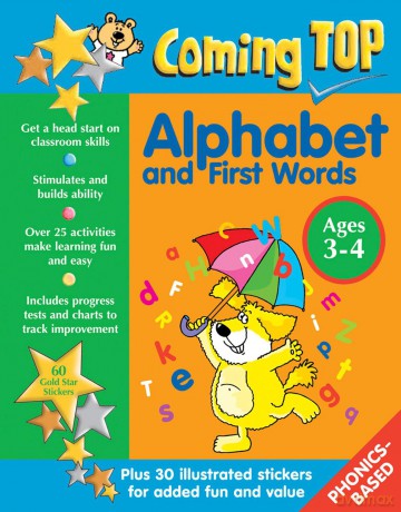 Coming Top: Alphabet and First Words - Ages 3-4 - Louisa Somerville [KSIĄŻKA]