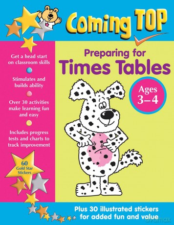 Coming Top: Preparing for Times Tables - Ages 3-4 - Louisa Somerville [KSIĄŻKA]