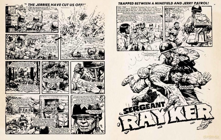 Commando Presents: Sergeant Rayker - the iconic hero returns in a full scale graphic novel [KOMIKS]