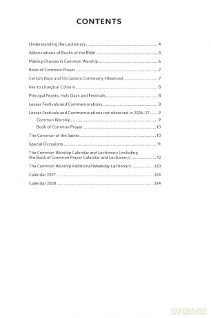Common Worship Lectionary 2027: Church of England Liturgical Calendar with the Book of Common Prayer (Includes Daily Readings and Service Planning Guide in a Compact, Portable Size) [KSIĄŻKA]