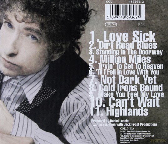 Bob Dylan: TIME OUT OF MIND [CD]