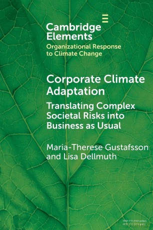 Corporate Climate Adaptation: Translating Complex Societal Risks into Business as Usual (Organizational Response to Climate Change: Businesses, Governments) - Gustaf Maria-Theres [KSIĄŻKA]