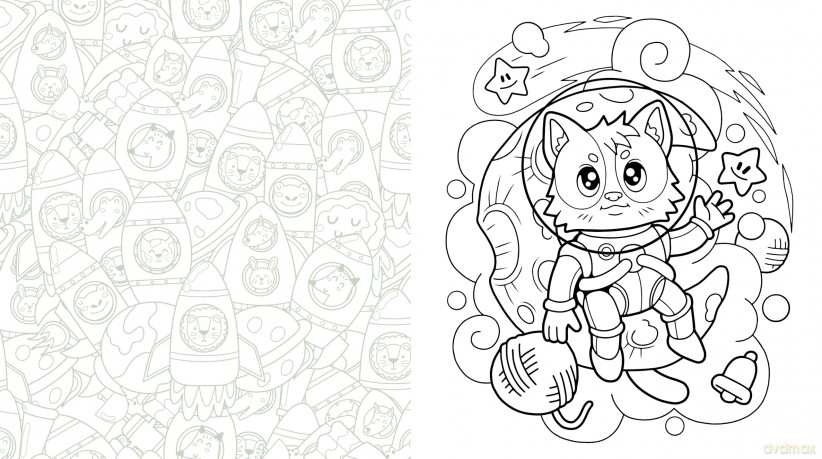 Cosmic Cuties Coloring Book: Color Adorable Out-of-This-World Adventures - More than 100 pages to color! (Chartwell Coloring Books) - Chartwell Books (Ed) [KSIĄŻKA]