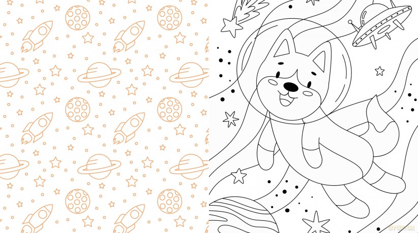 Cosmic Cuties Coloring Book: Color Adorable Out-of-This-World Adventures - More than 100 pages to color! (Chartwell Coloring Books) - Chartwell Books (Ed) [KSIĄŻKA]