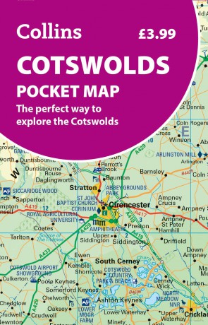 Cotswolds Pocket Map: The perfect way to explore the Cotswolds - Collins Maps [KSIĄŻKA]