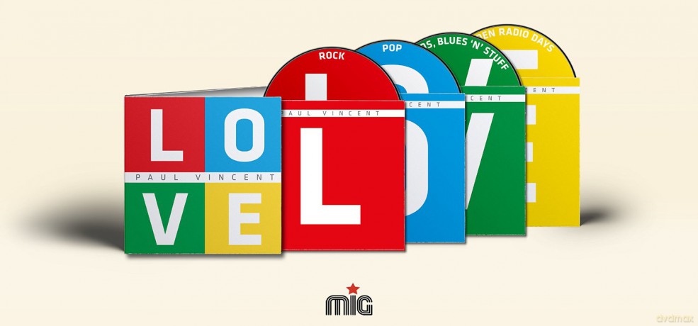 Paul Vincent: L.O.V.E. (BOX) [4CD]