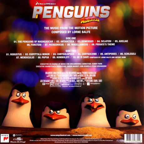Penguins Of Madagascar soundtrack (Pingwiny z Madagaskaru) (Lorne Balfe) [Winyl]