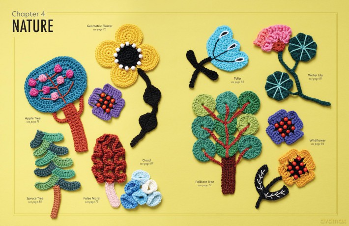 Cozy Crochet Motifs: 75 playful motifs with a modern retro style - Tuija Heikkinen [KSIĄŻKA]