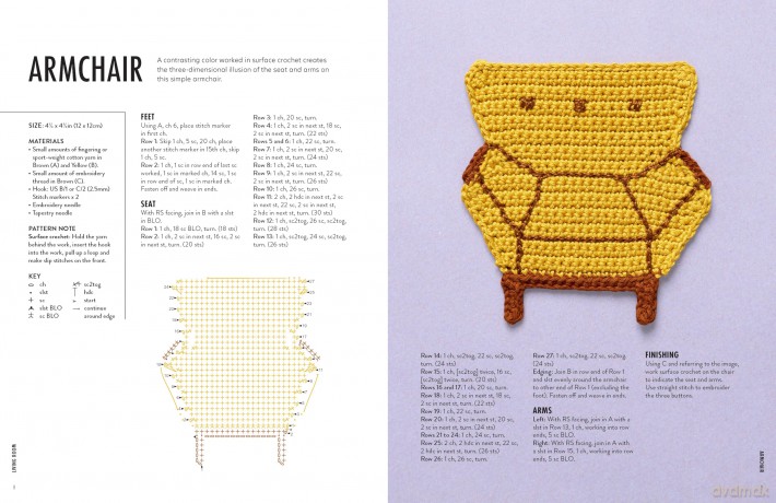 Cozy Crochet Motifs: 75 playful motifs with a modern retro style - Tuija Heikkinen [KSIĄŻKA]