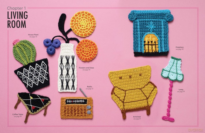 Cozy Crochet Motifs: 75 playful motifs with a modern retro style - Tuija Heikkinen [KSIĄŻKA]