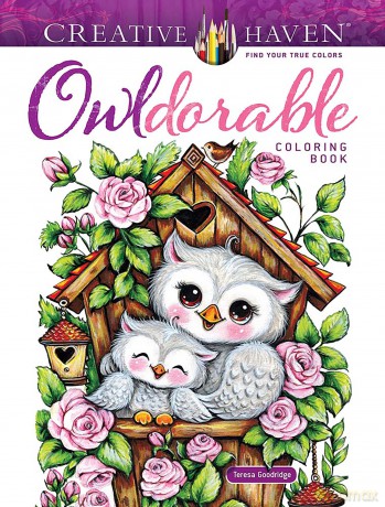 Creative Haven Owldorable Coloring Book - Teresa Goodridge [KSIĄŻKA]