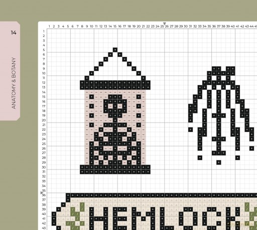 Cross Stitch Cabinet of Curiosities: 500 magical motifs and peculiar patterns - Grace Isobel [KSIĄŻKA]