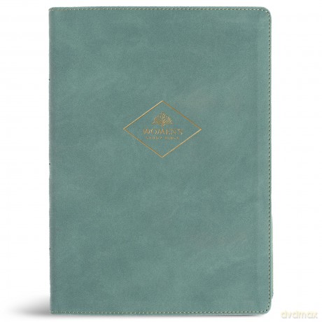 CSB Women's Study Bible, Earthen Teal Suedesoft: Christian Standard Bible, Earthen Teal Suedesoft Leathertouch - Csb Bibles By Holman [KSIĄŻKA]