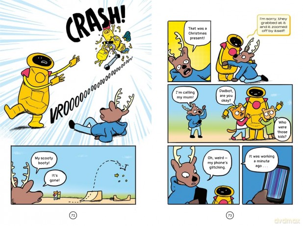 Dadbot 2: Rise of the Badbots!: Dadbot is back in this hilarious high-voltage graphic novel sequel! - Jack Noel [KSIĄŻKA]
