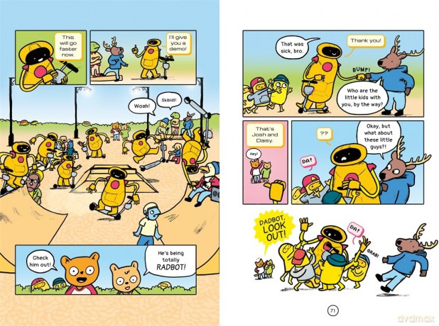Dadbot 2: Rise of the Badbots!: Dadbot is back in this hilarious high-voltage graphic novel sequel! - Jack Noel [KSIĄŻKA]